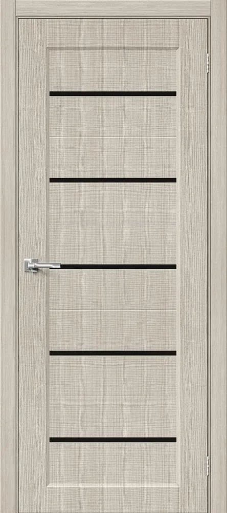 Фото Межкомнатная дверь Мода-22 Black Line Cream Melinga BR6066