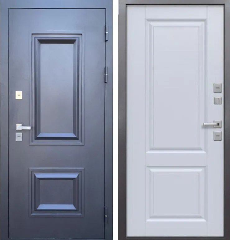 Дверь MXD ТЕРМО ТИТУЛ « ТТ » муар коричневый RAL 8019 DIS007172